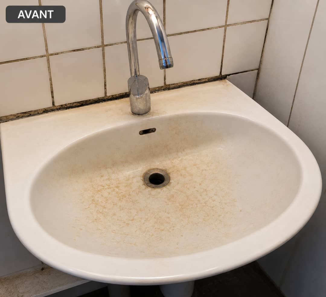 Avant nettoyage professionnel